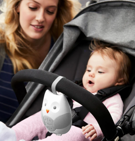 Skip Hop Stroll & Go Portable Baby Sleep Soother, Owl