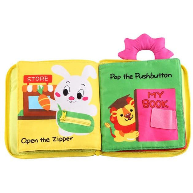 My First 3D Cloth Book Montessori Infant Early Cognitive Education