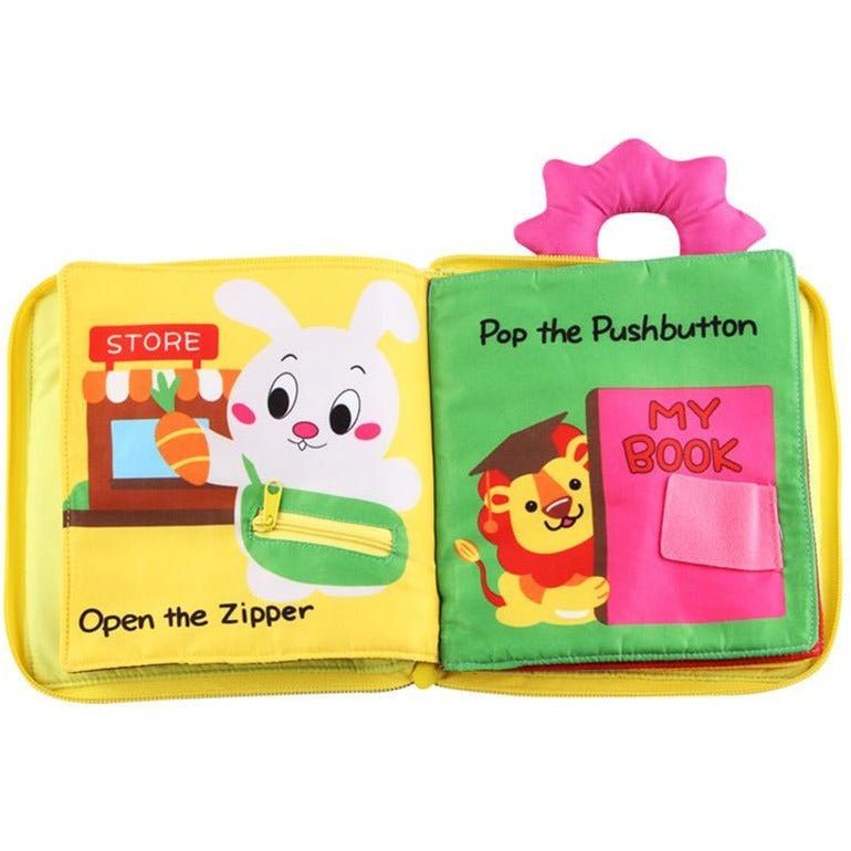 My First 3D Cloth Book Montessori Infant Early Cognitive Education