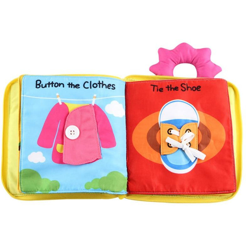 My First 3D Cloth Book Montessori Infant Early Cognitive Education