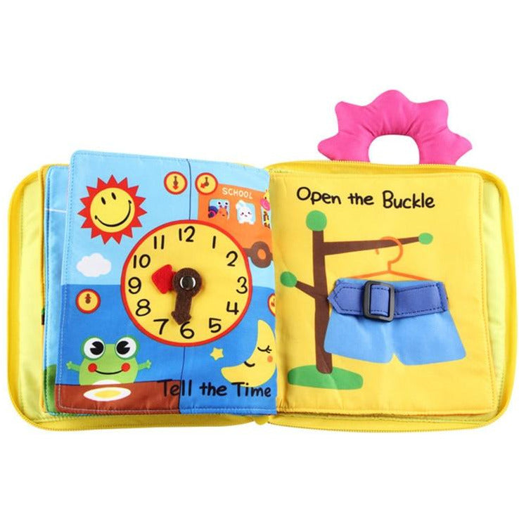 My First 3D Cloth Book Montessori Infant Early Cognitive Education