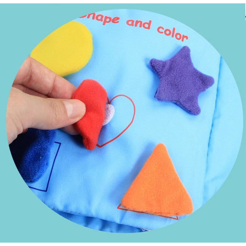 Pigtail Gal - My First 3D Cloth Book Montessori Infant Early Cognitive Education