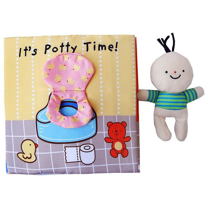 It's Potty Time - My First 3D Cloth Book Montessori Infant Early Cognitive Education