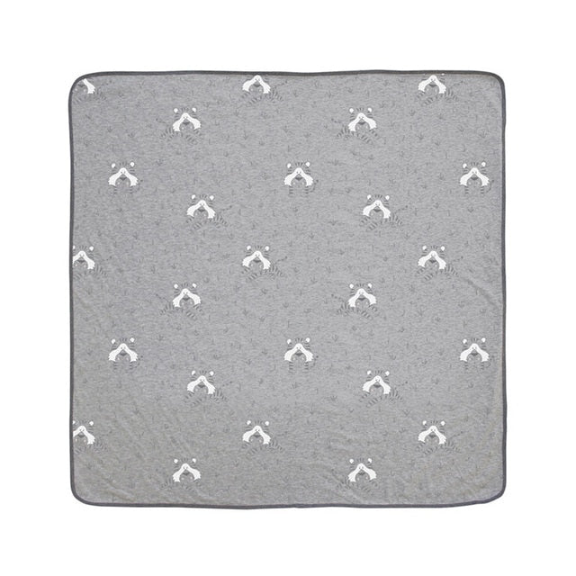 Little Paws Grey & White Nursery Blanket - In 7 Design Options