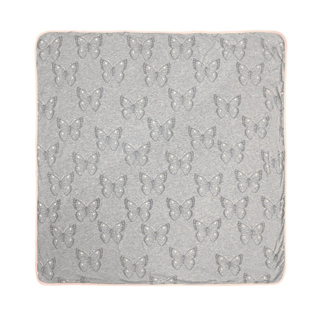 Little Paws Grey & White Nursery Blanket - In 7 Design Options