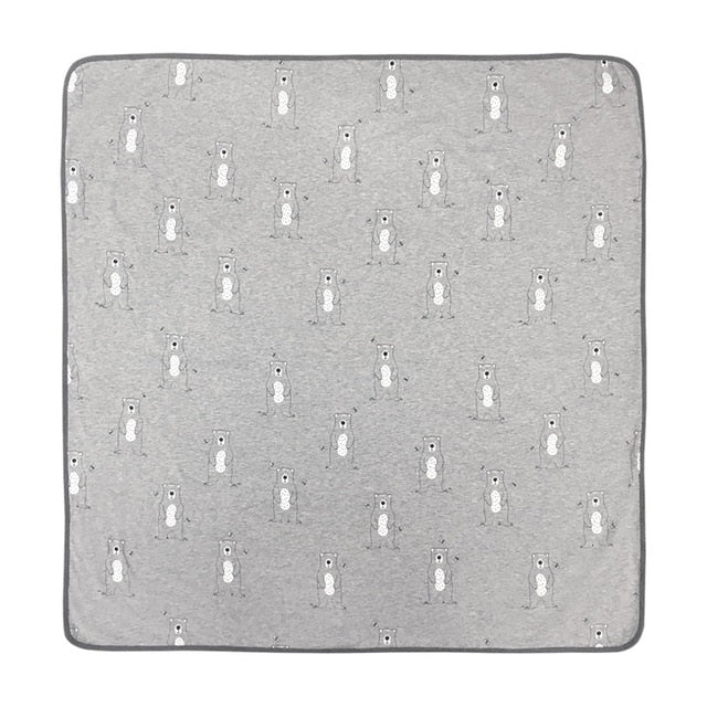 Little Paws Grey & White Nursery Blanket - In 7 Design Options