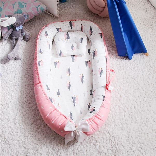 Harmony Cocoon Premium Co-sleeping Portable Lounger 88 x 53 Nest with Pillow - In 23 Design Options