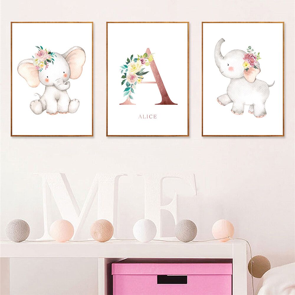 Elly Nursery Canvas Customisable