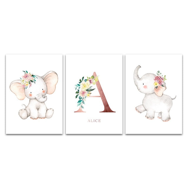 Elly Nursery Canvas Customisable