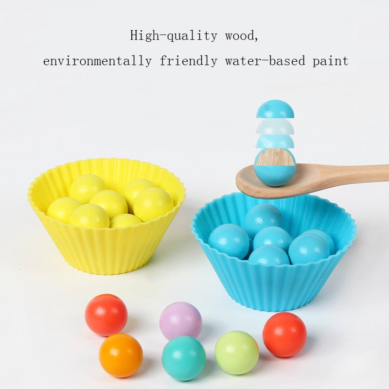 Montessori 7-in-1 Arithmetic, Fish, Beads & Chopsticks Game Board