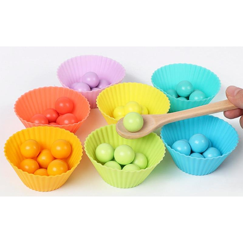 Montessori 7-in-1 Arithmetic, Fish, Beads & Chopsticks Game Board