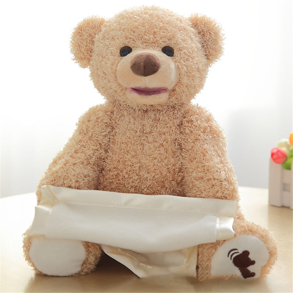 Peeksta Peek-a-Boo Teddy Bear - Play Time Buddy Giggle Machine