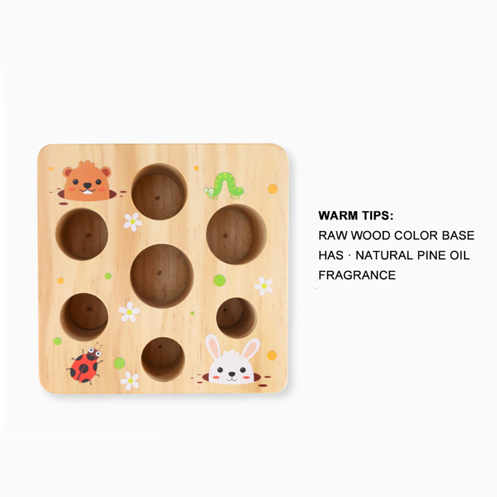 Montessori Wooden Carrot Plucking Toy