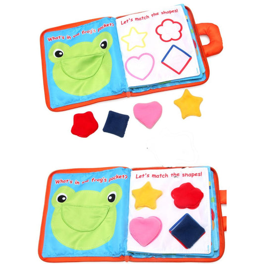 Sunflower My First 3D Cloth Book Montessori Infant Early Cognitive Education