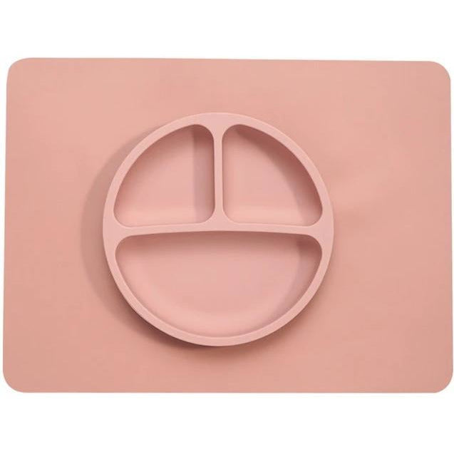 Earthy Tones Silicone Waterproof BPA & Phthalate Free Feeding Plate and Antislip Dining Placemat- In 7 Color Options