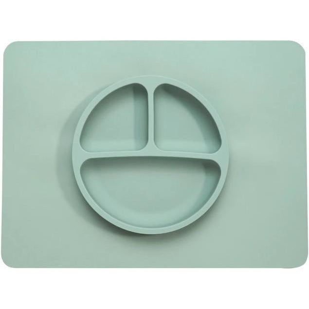 Earthy Tones Silicone Waterproof BPA & Phthalate Free Feeding Plate and Antislip Dining Placemat- In 7 Color Options