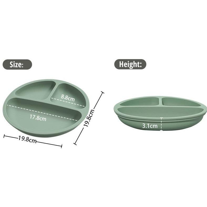 Earthy Tones Silicone Waterproof BPA & Phthalate Free Feeding Plate and Antislip Dining Placemat- In 7 Color Options