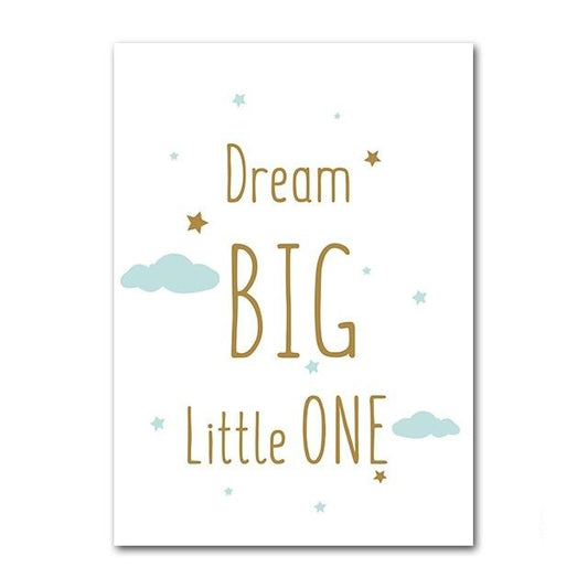 Hot Air Balloon Canvas Nursery Art