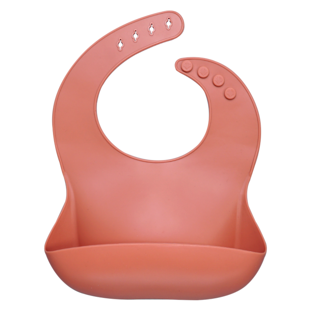 Earthy Tones Silicone Waterproof BPA & Phthalate Free Feeding Bib - In 8 Color Options