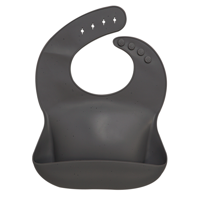 Earthy Tones Silicone Waterproof BPA & Phthalate Free Feeding Bib - In 8 Color Options