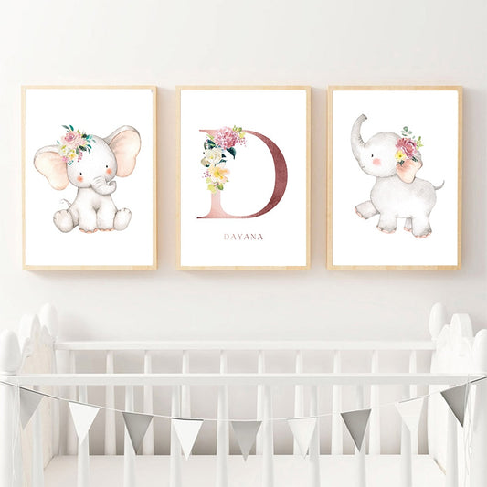 Elly Nursery Canvas Customisable